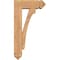 Ekena Millwork Legacy Arts and Crafts Smooth Bracket w/ Offset Brace, Western Red Cedar, 5 1/2"W x 14"D x 26"H BKT0604X14X26LEC03SWR - alternate 3